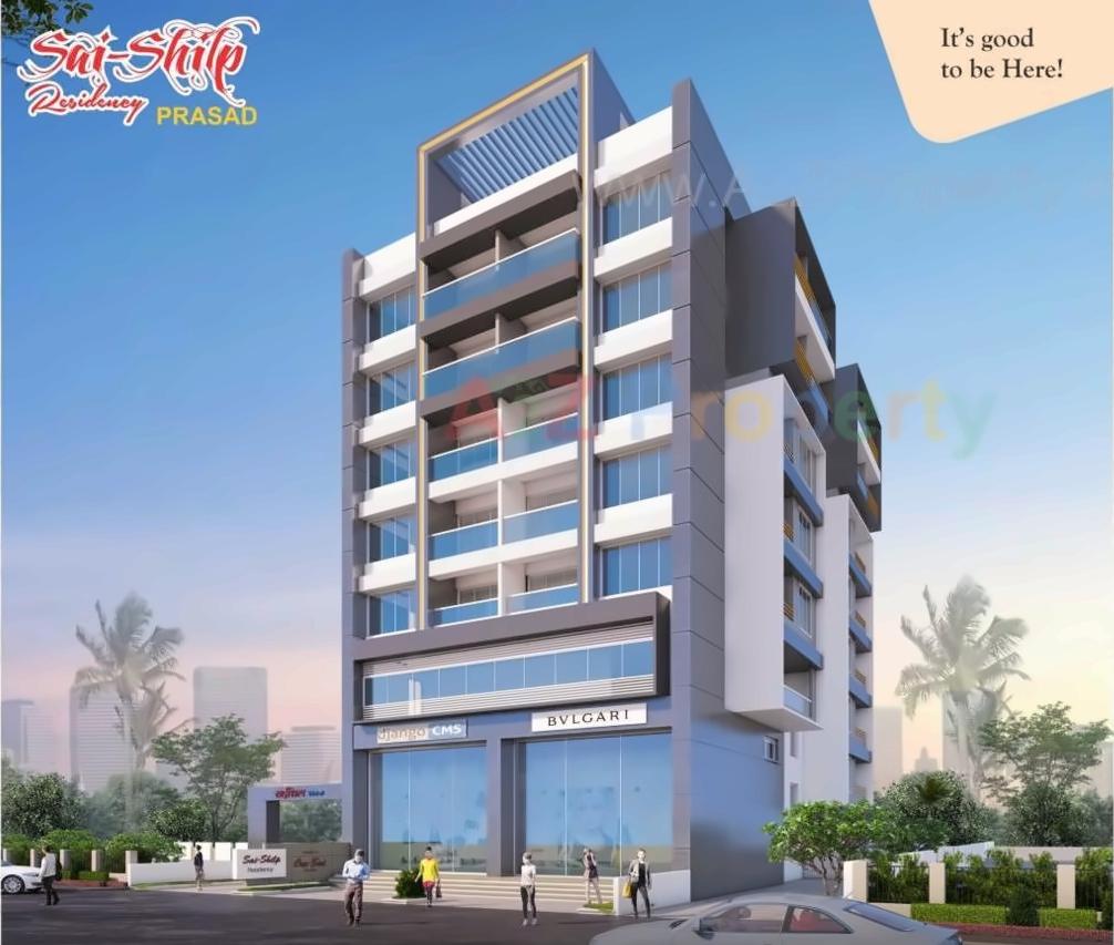 3D Elevation of real estate project Sai Shilp Residency Prasad located at Nashik-m-corp, Nashik, Maharashtra
