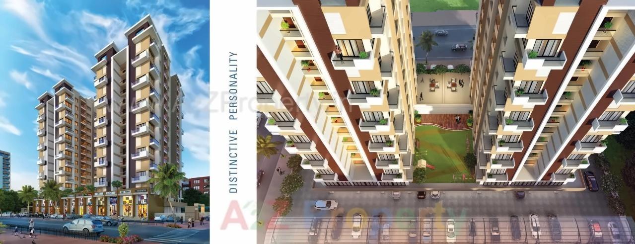 3D Elevation of real estate project Saishrushti located at Nashik-m-corp, Nashik, Maharashtra