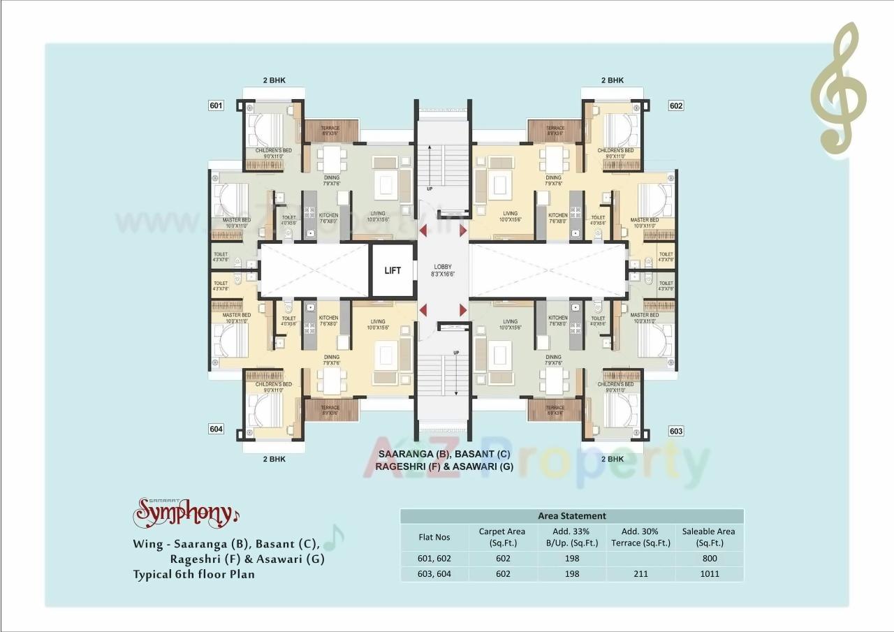 Layout of real estate project Samraat Symphony Project 0 located at Nashik, Nashik, Maharashtra