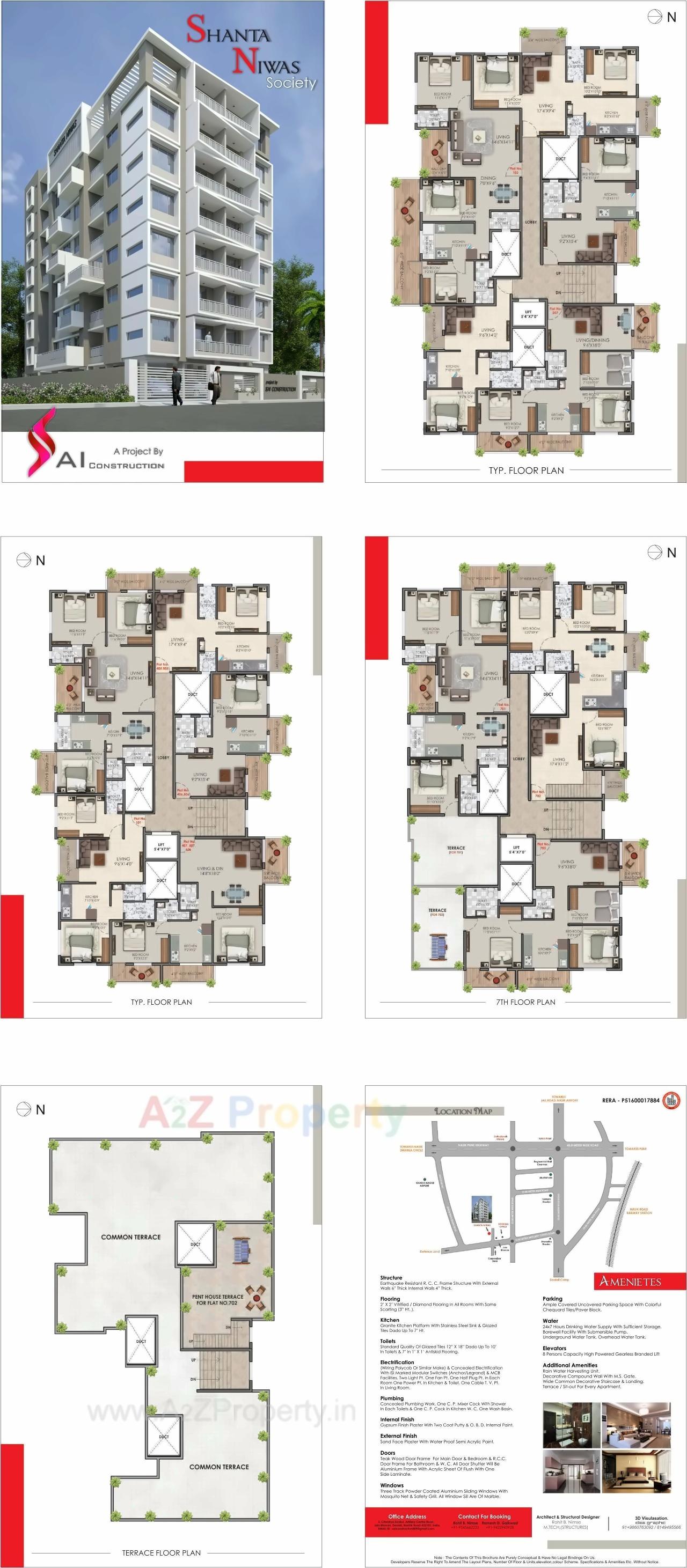  of real estate project Shantaniwas Co Op Housing Society located at Deolaligaon, Nashik, Maharashtra