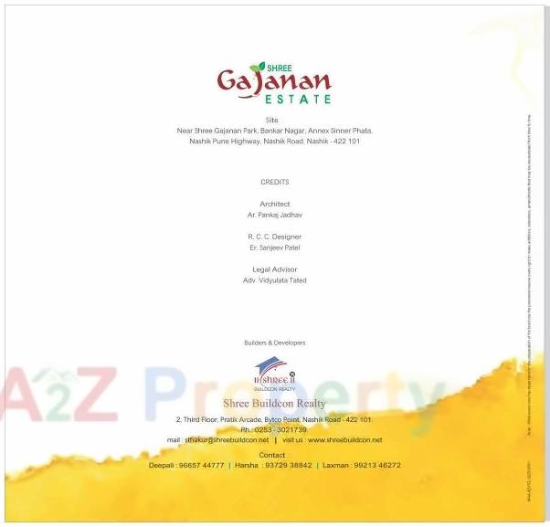  of real estate project Shree Gajanan Estate located at Chehedi-bk, Nashik, Maharashtra