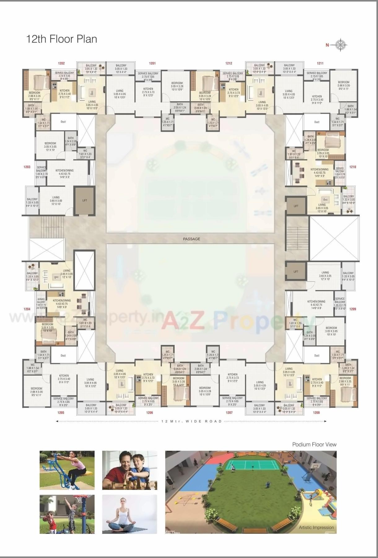 Layout of real estate project Shree Tirumala Aashiyana Apartment located at Nashik, Nashik, Maharashtra