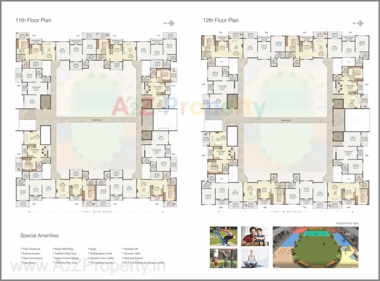 Layout of real estate project Shree Tirumala Aashiyana Apartment located at Nashik, Nashik, Maharashtra