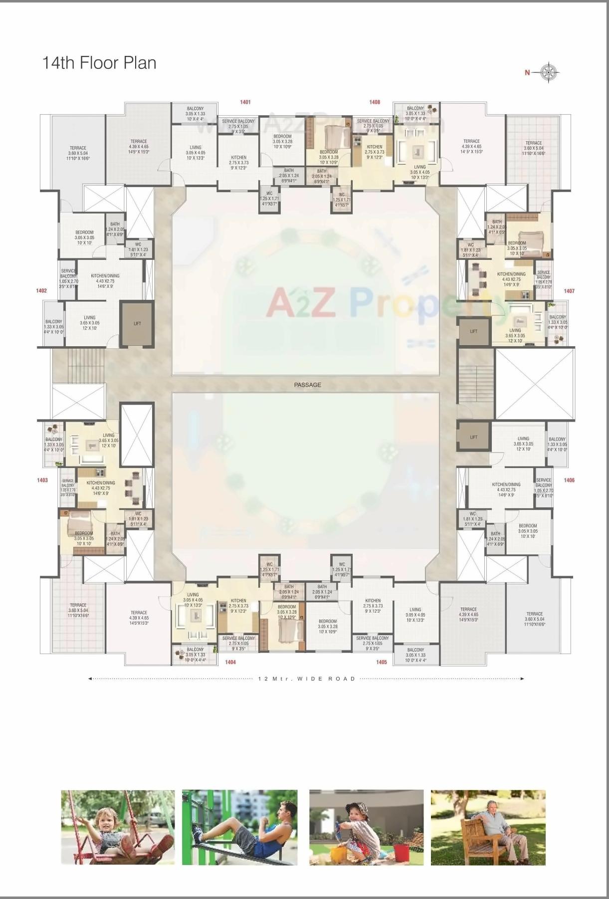 Layout of real estate project Shree Tirumala Aashiyana Apartment located at Nashik, Nashik, Maharashtra