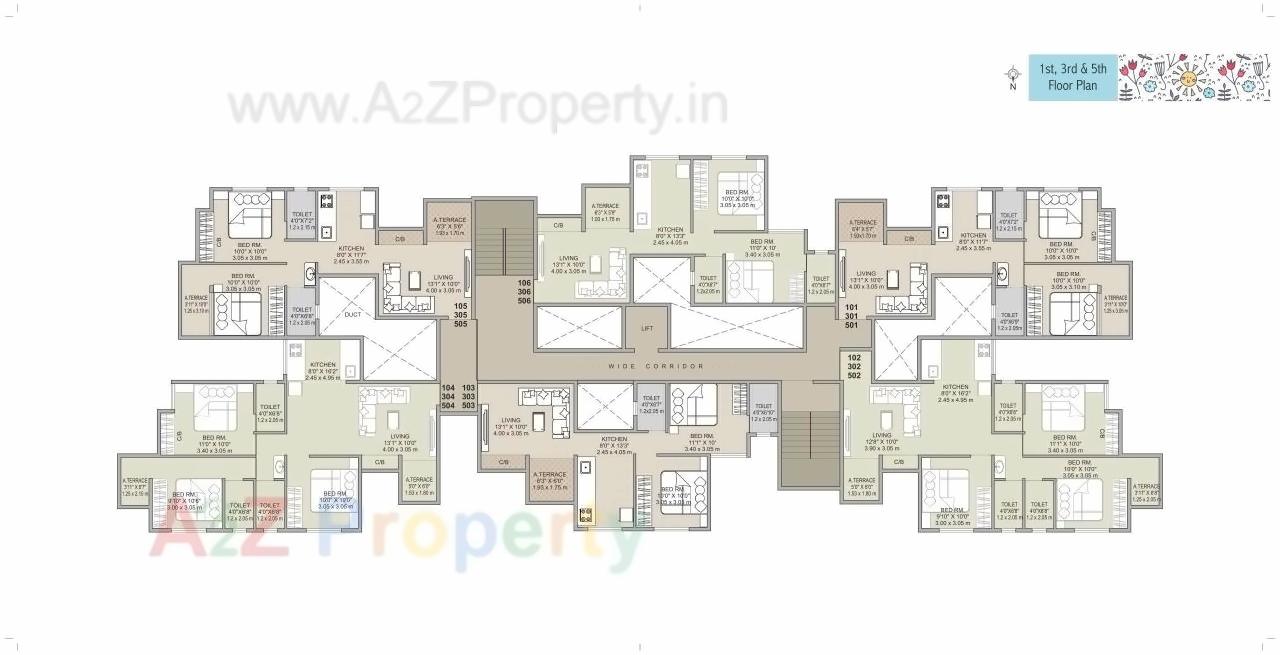 Layout of real estate project Shree Tirumala Bhumika Apartment located at Nashik, Nashik, Maharashtra