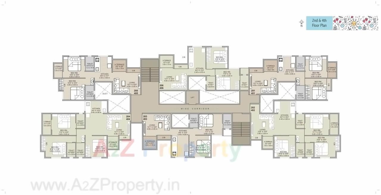 Layout of real estate project Shree Tirumala Bhumika Apartment located at Nashik, Nashik, Maharashtra