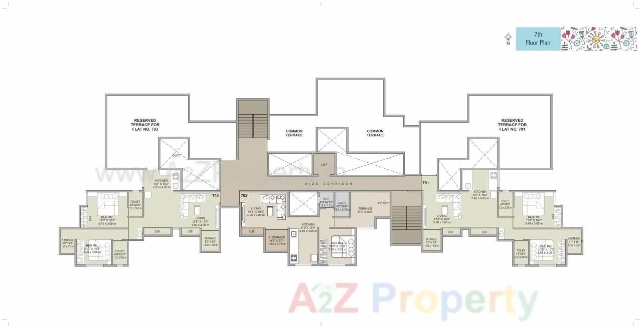 Layout of real estate project Shree Tirumala Bhumika Apartment located at Nashik, Nashik, Maharashtra
