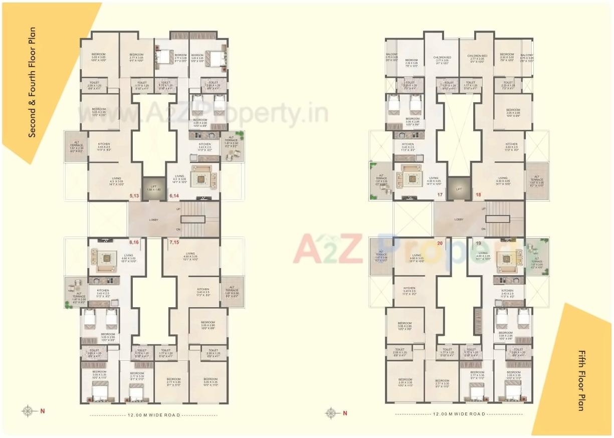 Layout of real estate project Shree Tirumala Paradise Apartment located at Nashik, Nashik, Maharashtra