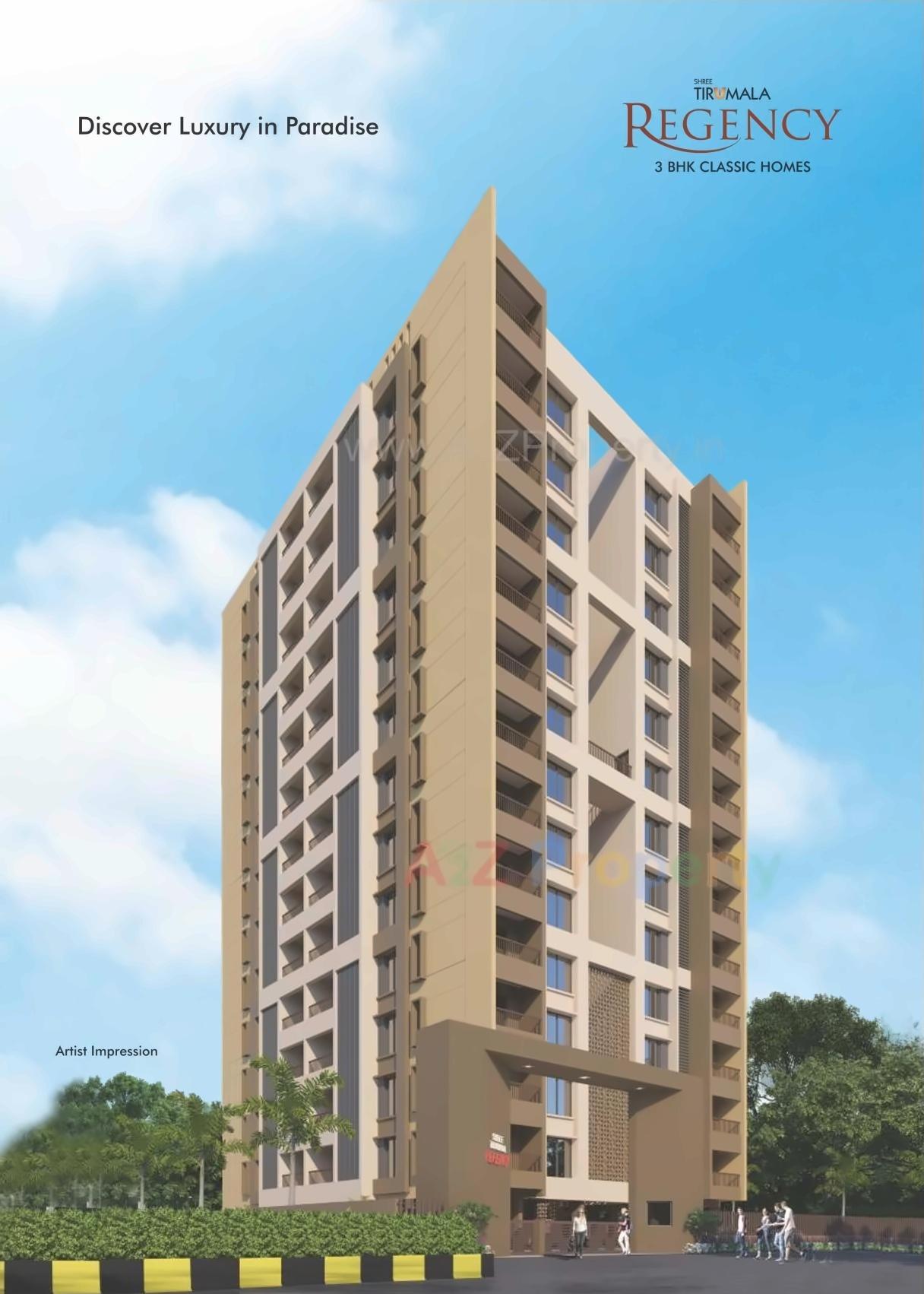 3D Elevation of real estate project Shree Tirumala Regency Apartment located at Nashik, Nashik, Maharashtra