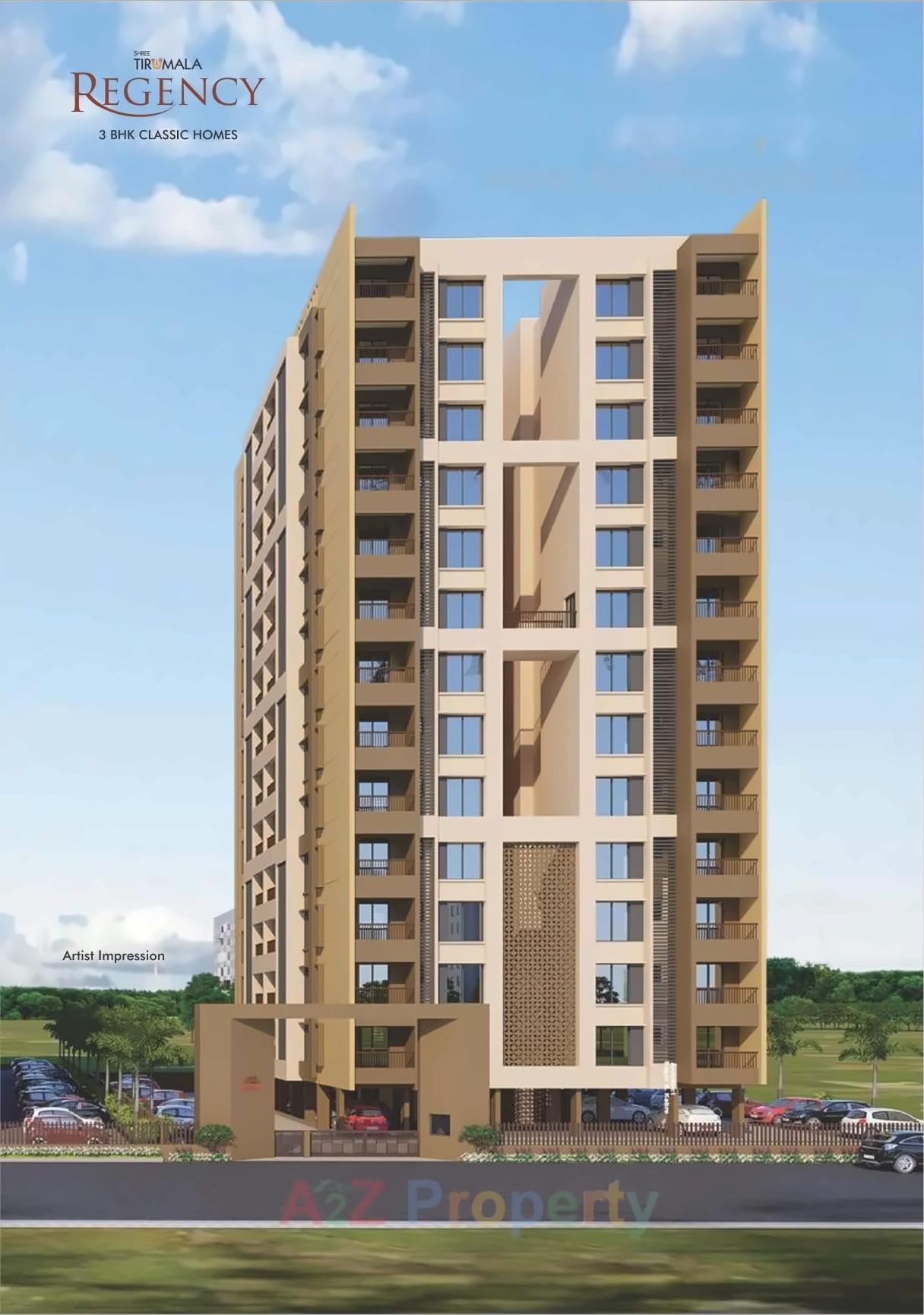 3D Elevation of real estate project Shree Tirumala Regency Apartment located at Nashik, Nashik, Maharashtra