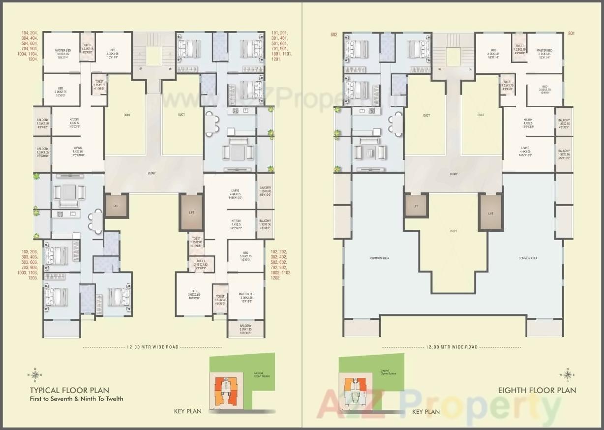 Layout of real estate project Shree Tirumala Regency Apartment located at Nashik, Nashik, Maharashtra