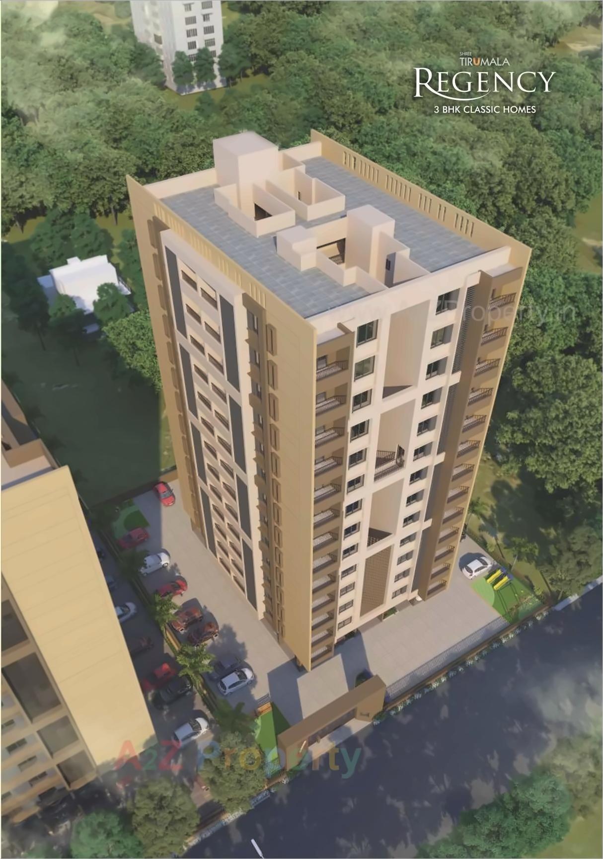 3D Elevation of real estate project Shree Tirumala Regency Apartment located at Nashik, Nashik, Maharashtra