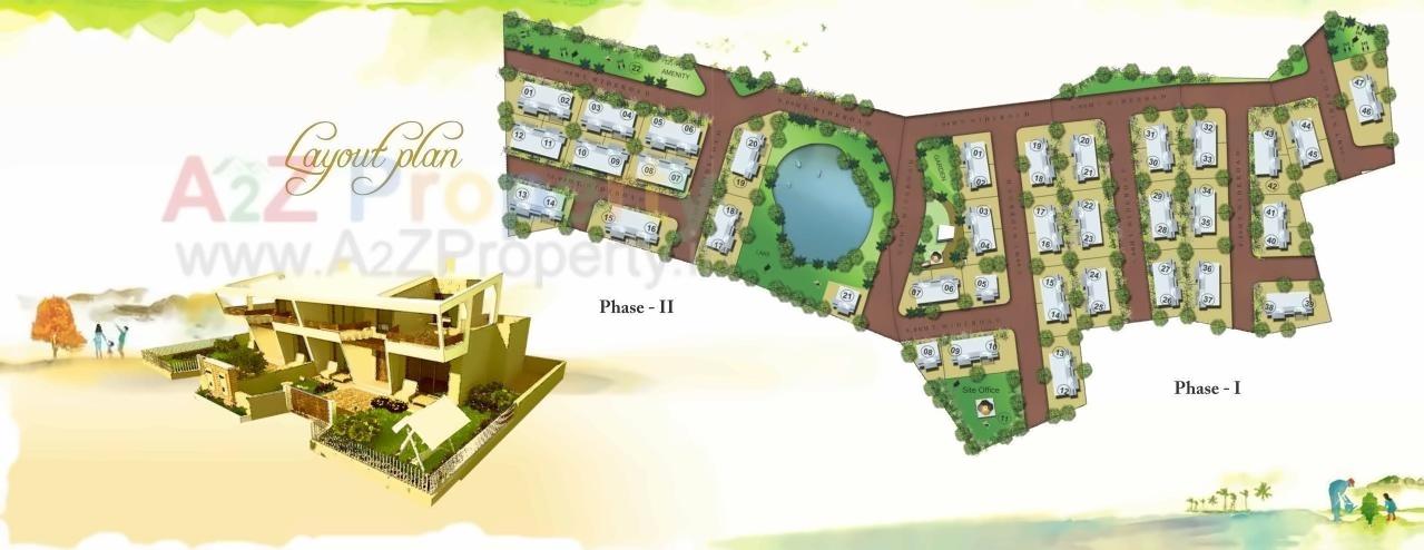 3D Elevation of real estate project Shree Venkatesha Dream Flowers located at Pimprisado, Nashik, Maharashtra