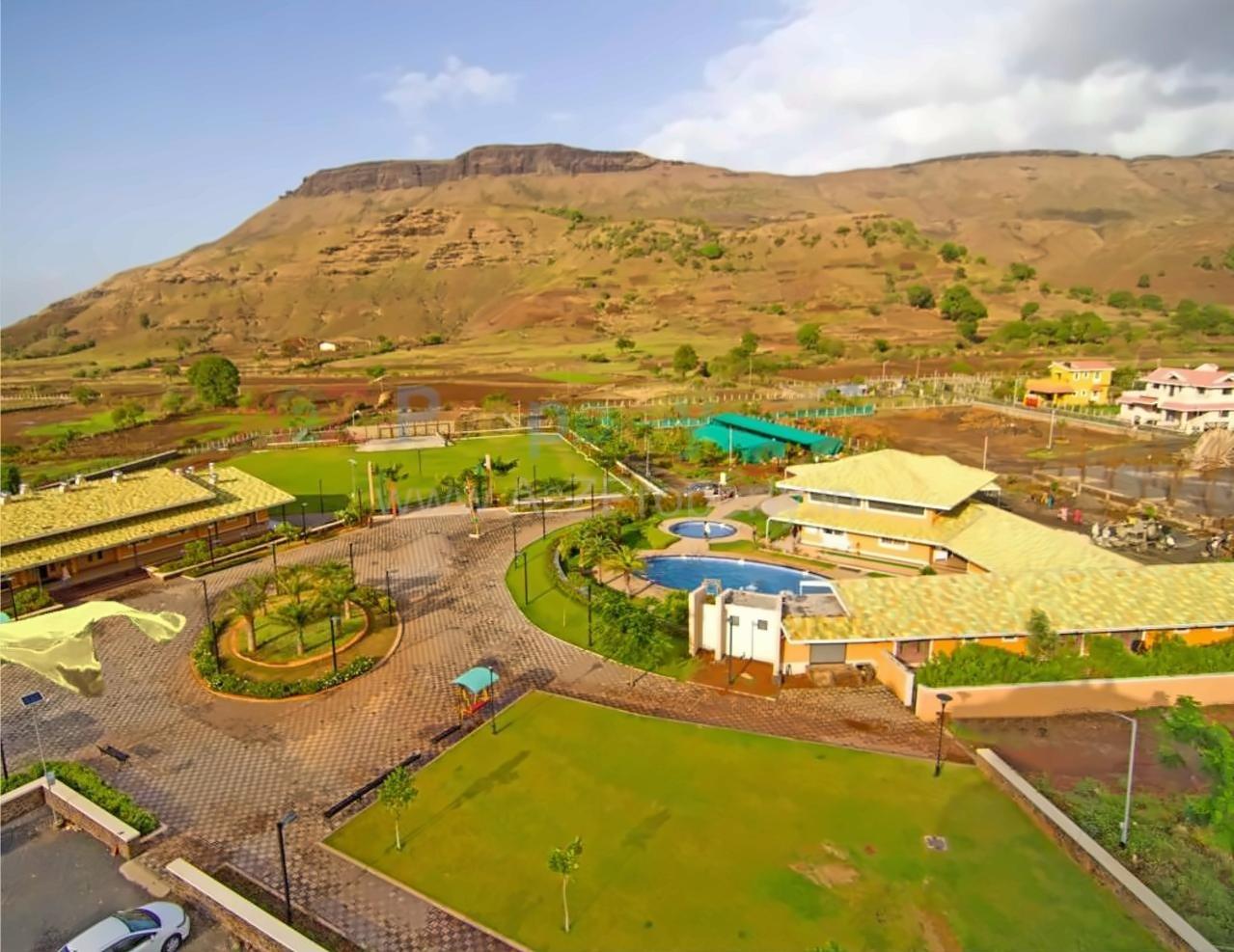 3D Elevation of real estate project Shree Venkatesha Dream Flowers located at Pimprisado, Nashik, Maharashtra