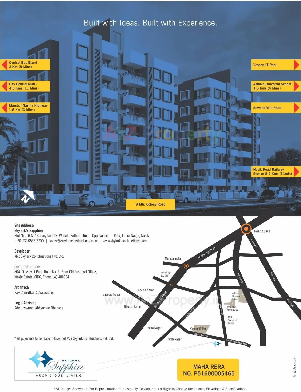  of real estate project Skylark Sapphire located at Nashik-m-corp, Nashik, Maharashtra