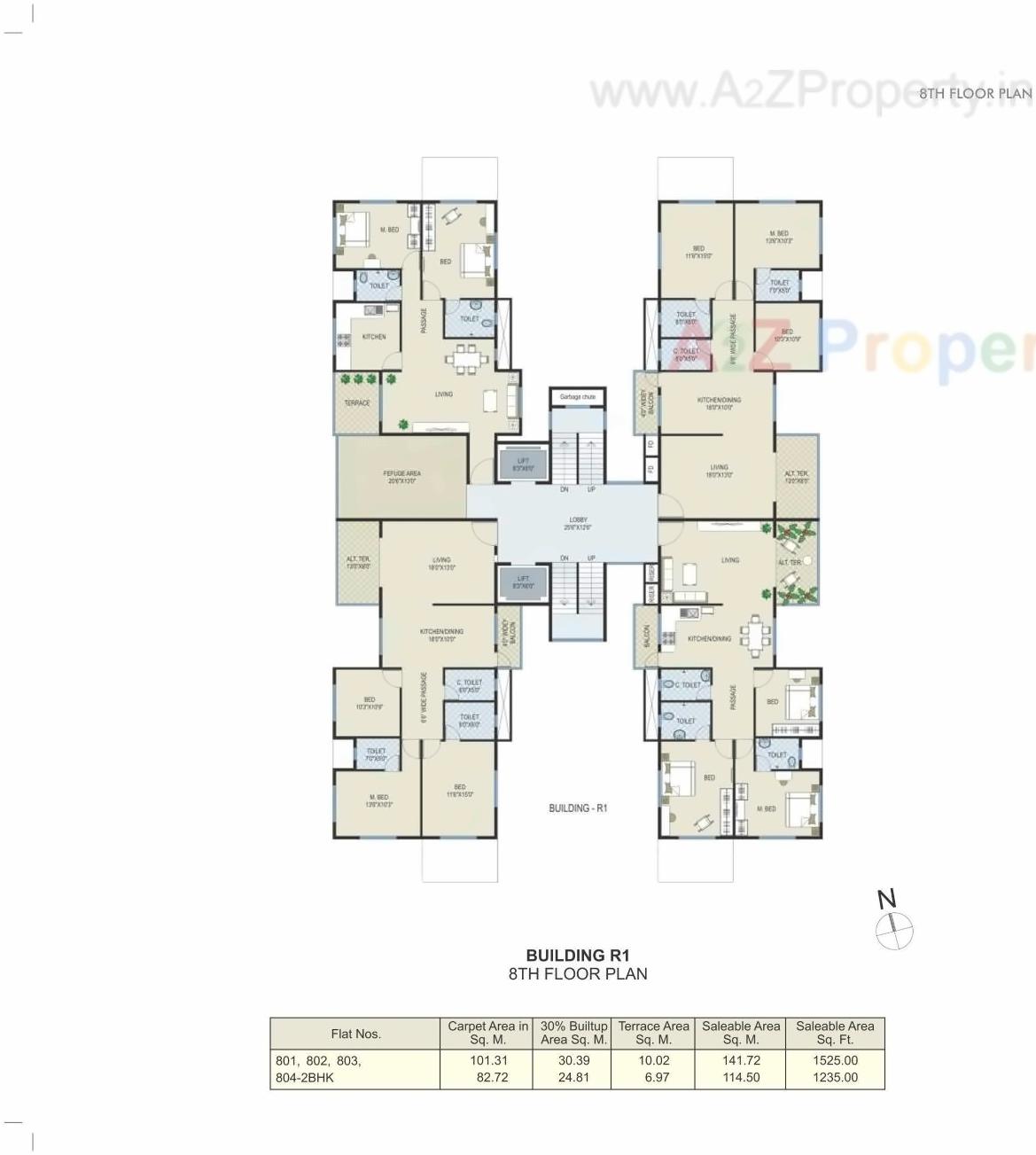 Layout of real estate project Suyojit One World I,  Hospital located at Deolali-cb, Nashik, Maharashtra
