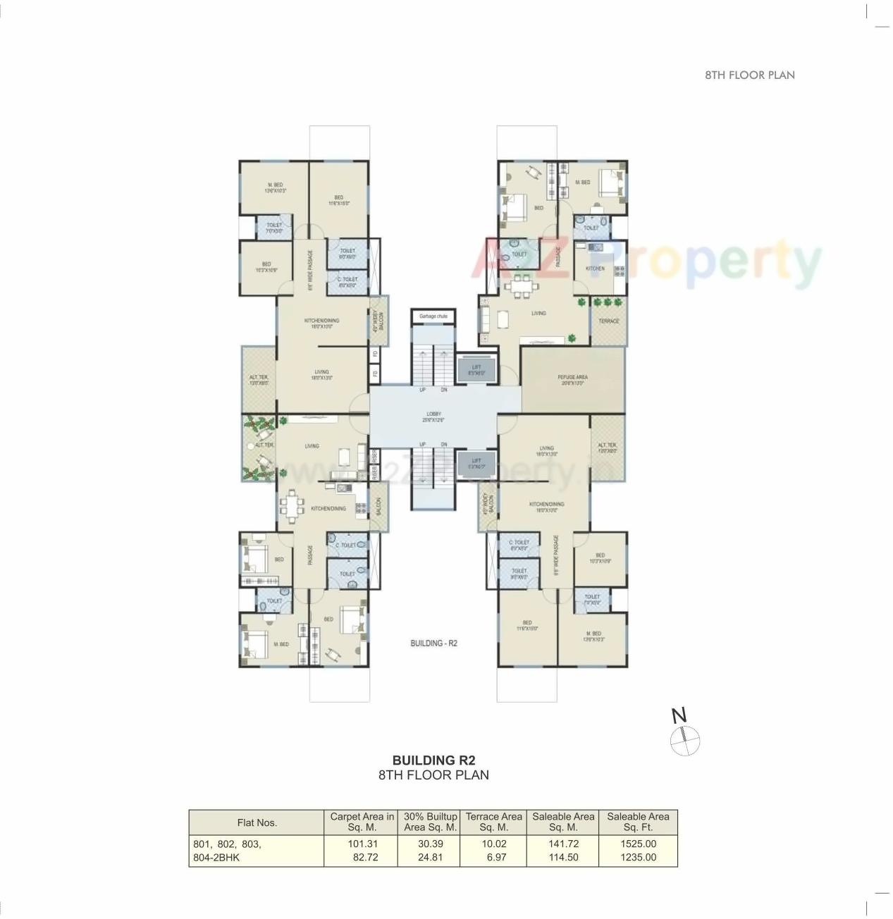 Layout of real estate project Suyojit One World I,  Hospital located at Deolali-cb, Nashik, Maharashtra