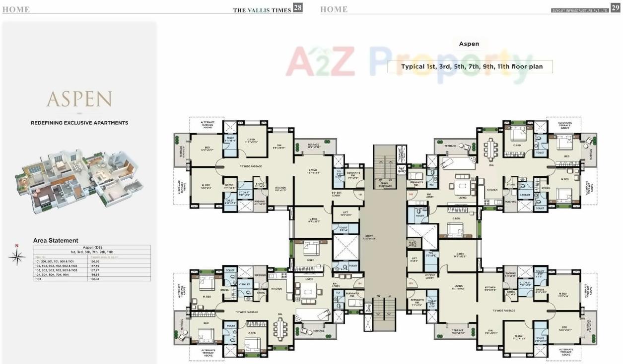 Layout of real estate project Suyojit Viridian Vallis D3 Otio located at Nashik, Nashik, Maharashtra