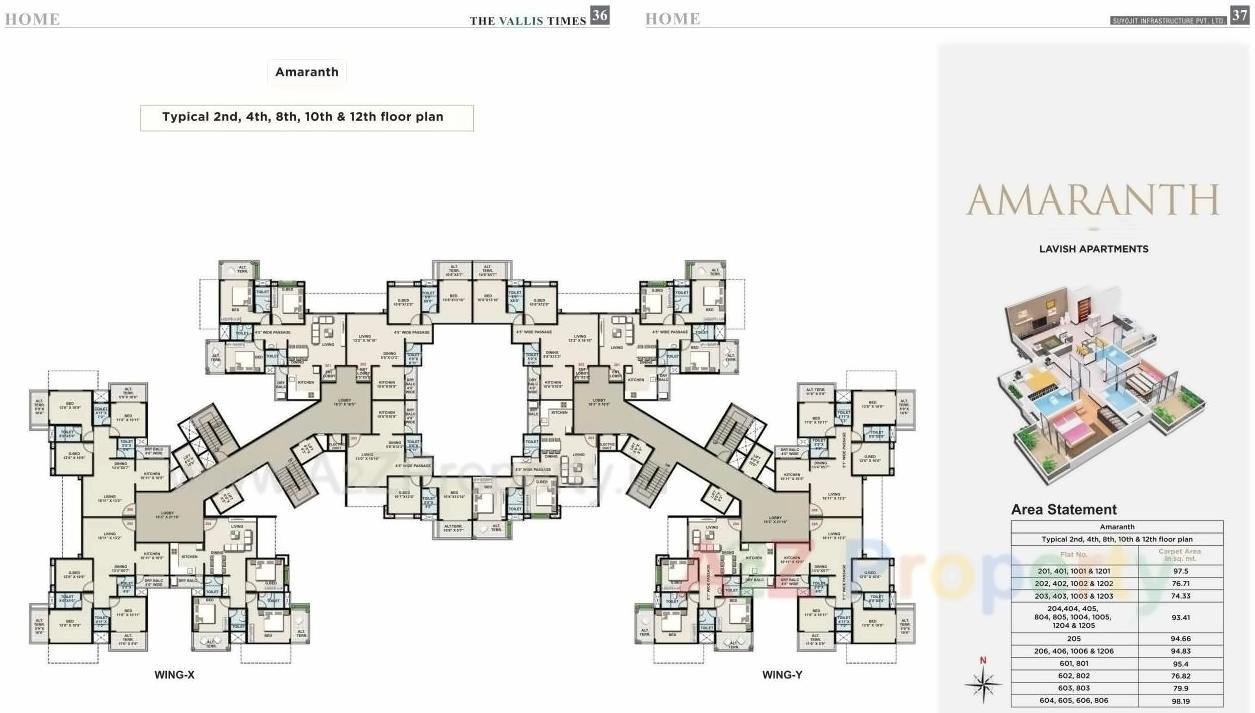 Layout of real estate project Suyojit Viridian Vallis D3 Otio located at Nashik, Nashik, Maharashtra