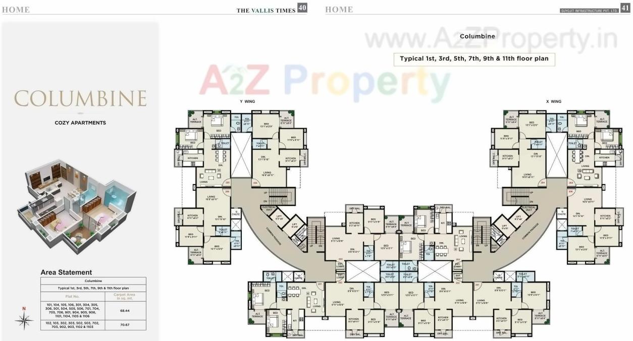 Layout of real estate project Suyojit Viridian Vallis D3 Otio located at Nashik, Nashik, Maharashtra