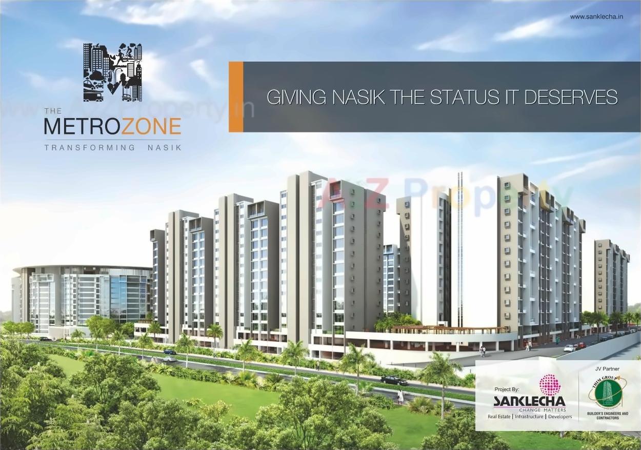 3D Elevation of real estate project The Metrozone Aspen located at Nashik-m-corp, Nashik, Maharashtra