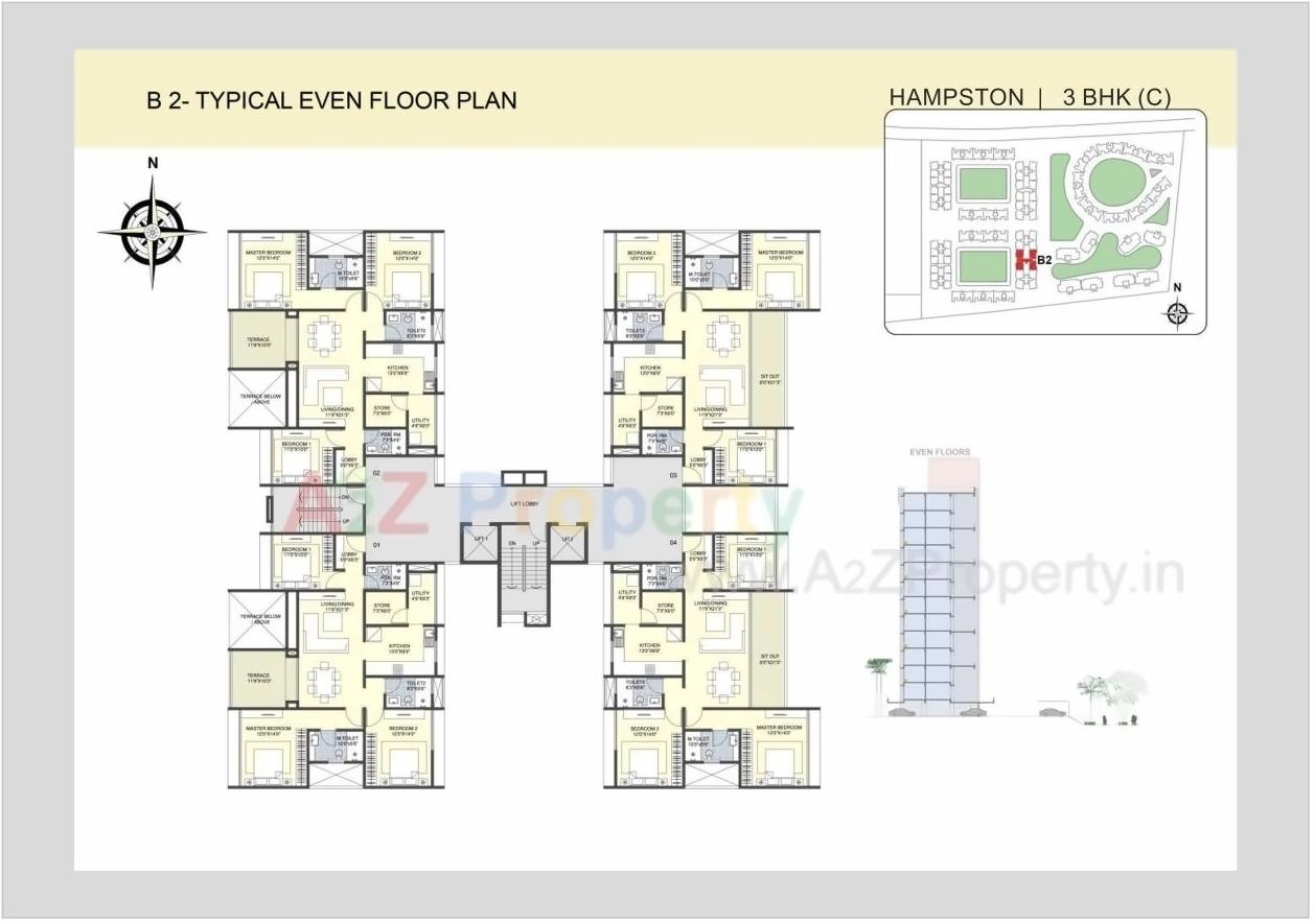 Layout of real estate project The Metrozone Aspen located at Nashik-m-corp, Nashik, Maharashtra