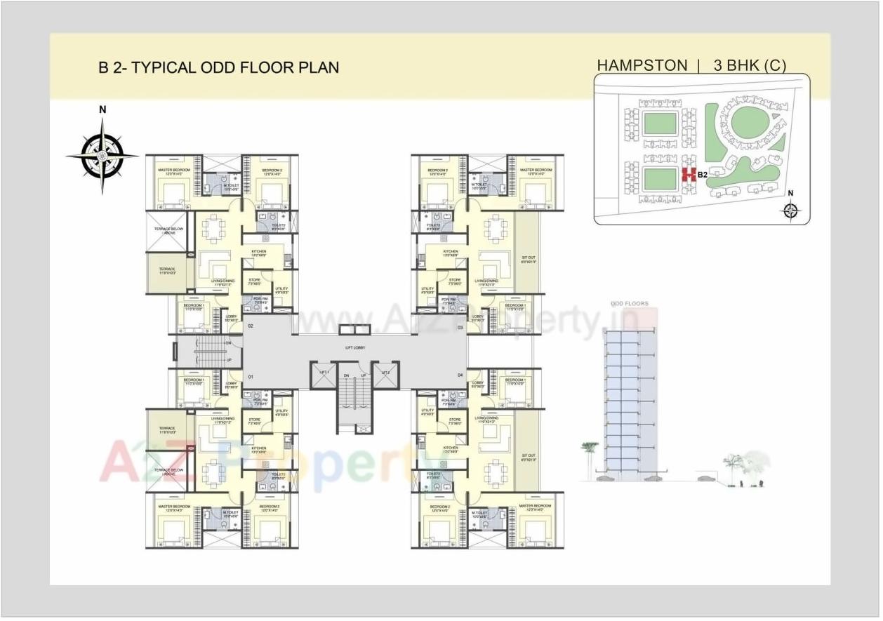Layout of real estate project The Metrozone Aspen located at Nashik-m-corp, Nashik, Maharashtra