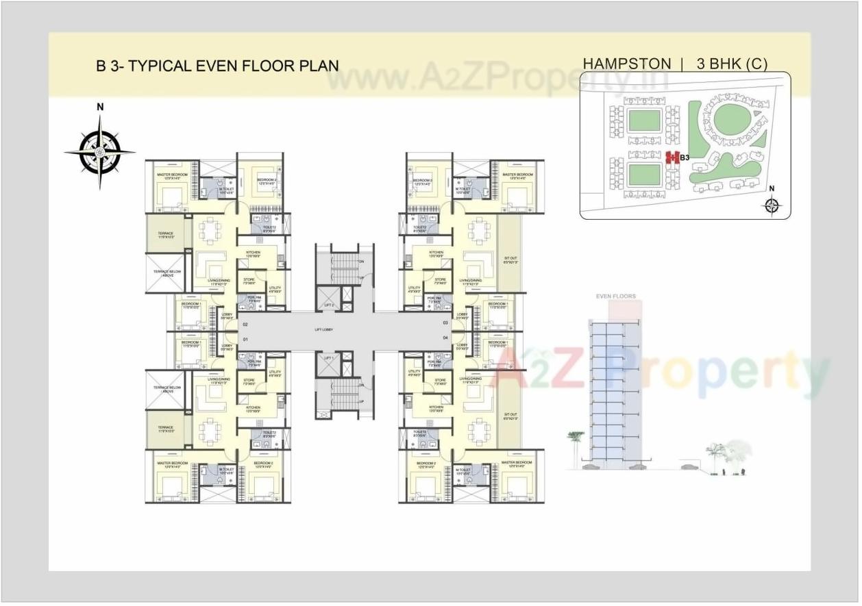 Layout of real estate project The Metrozone Aspen located at Nashik-m-corp, Nashik, Maharashtra