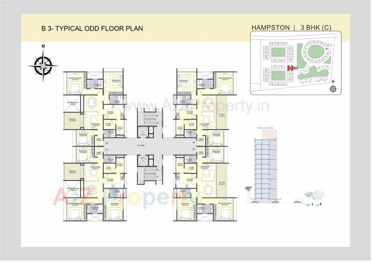 Layout of real estate project The Metrozone Aspen located at Nashik-m-corp, Nashik, Maharashtra
