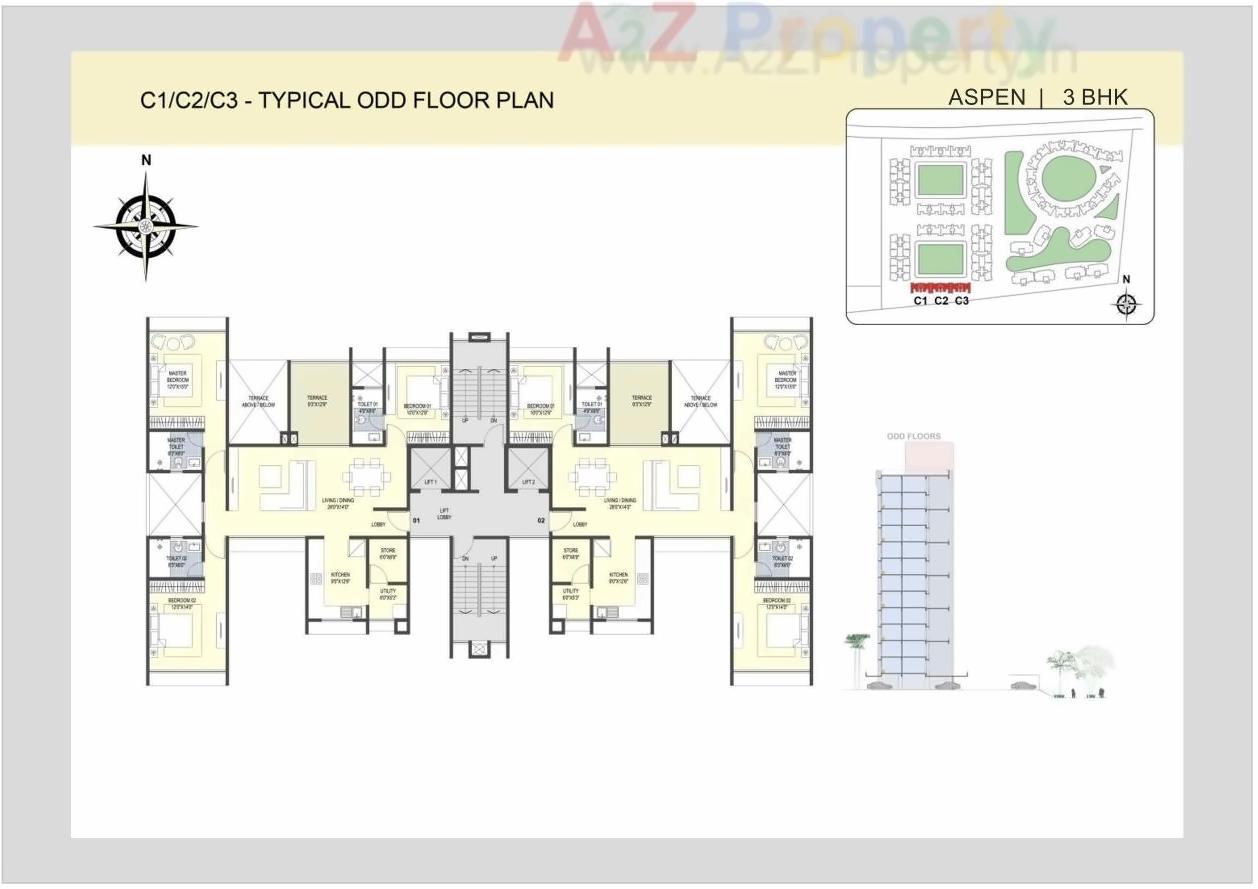 Layout of real estate project The Metrozone Aspen located at Nashik-m-corp, Nashik, Maharashtra