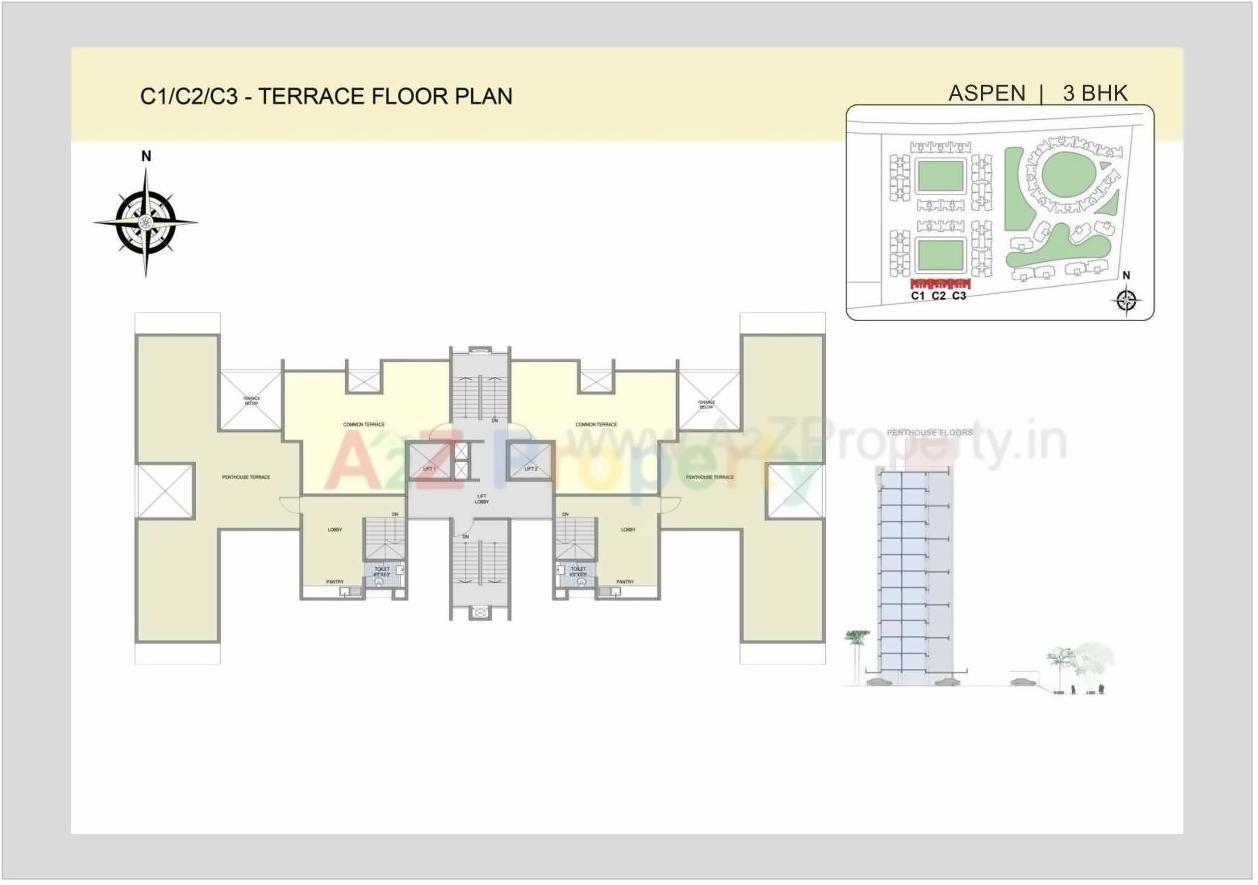 Layout of real estate project The Metrozone Aspen located at Nashik-m-corp, Nashik, Maharashtra