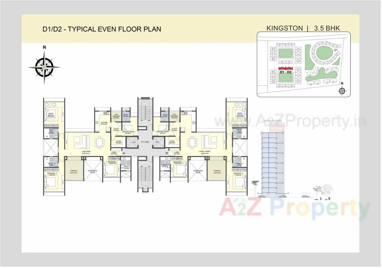Layout of real estate project The Metrozone Aspen located at Nashik-m-corp, Nashik, Maharashtra