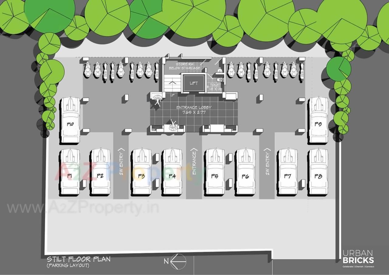 Layout of real estate project Urban Bricks located at Nashik, Nashik, Maharashtra
