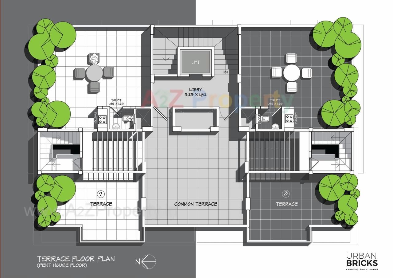 Layout of real estate project Urban Bricks located at Nashik, Nashik, Maharashtra