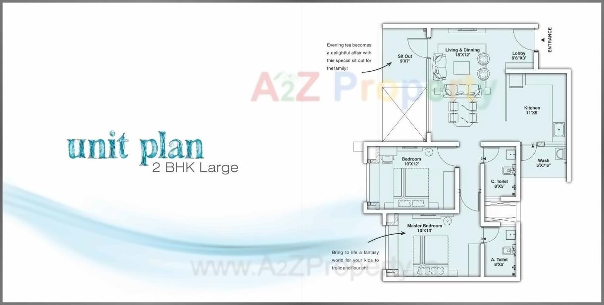 Layout of real estate project Waterways located at Nashik-m-corp, Nashik, Maharashtra