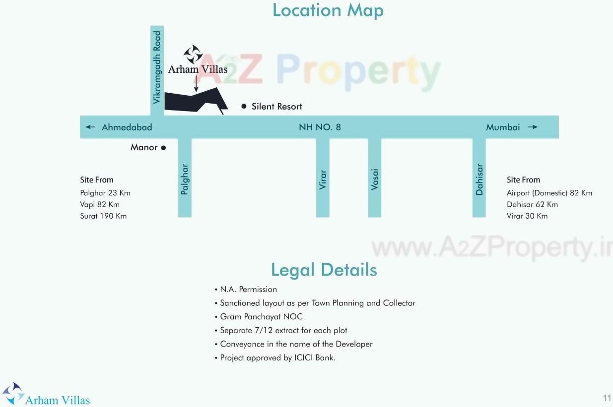  of real estate project Arham Villas located at Takwahal, Palghar, Maharashtra