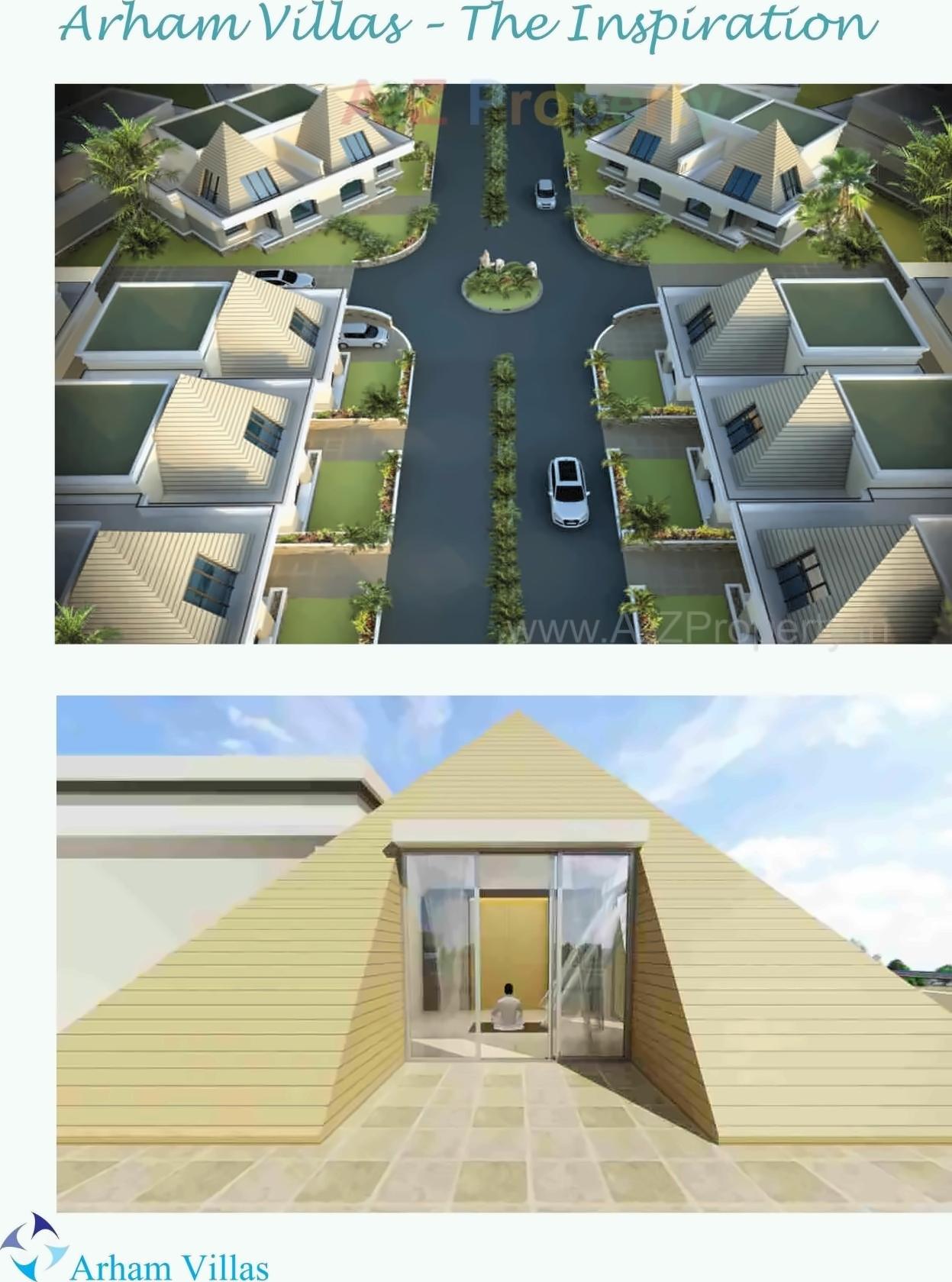 3D Elevation of real estate project Arham Villas located at Takwahal, Palghar, Maharashtra