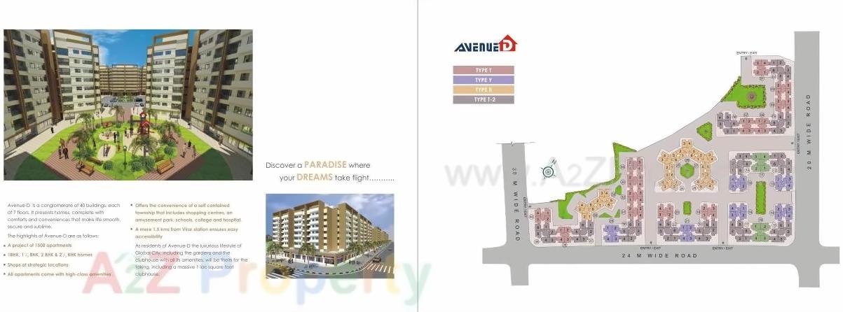  of real estate project Avenue located at Vasaivirar-city-m-corp, Palghar, Maharashtra