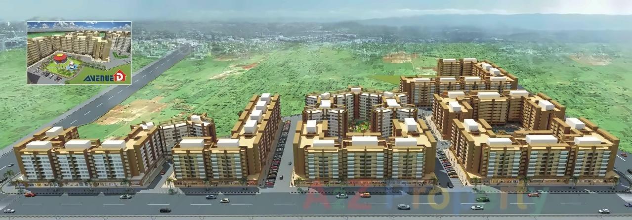 3D Elevation of real estate project Avenue located at Vasaivirar-city-m-corp, Palghar, Maharashtra