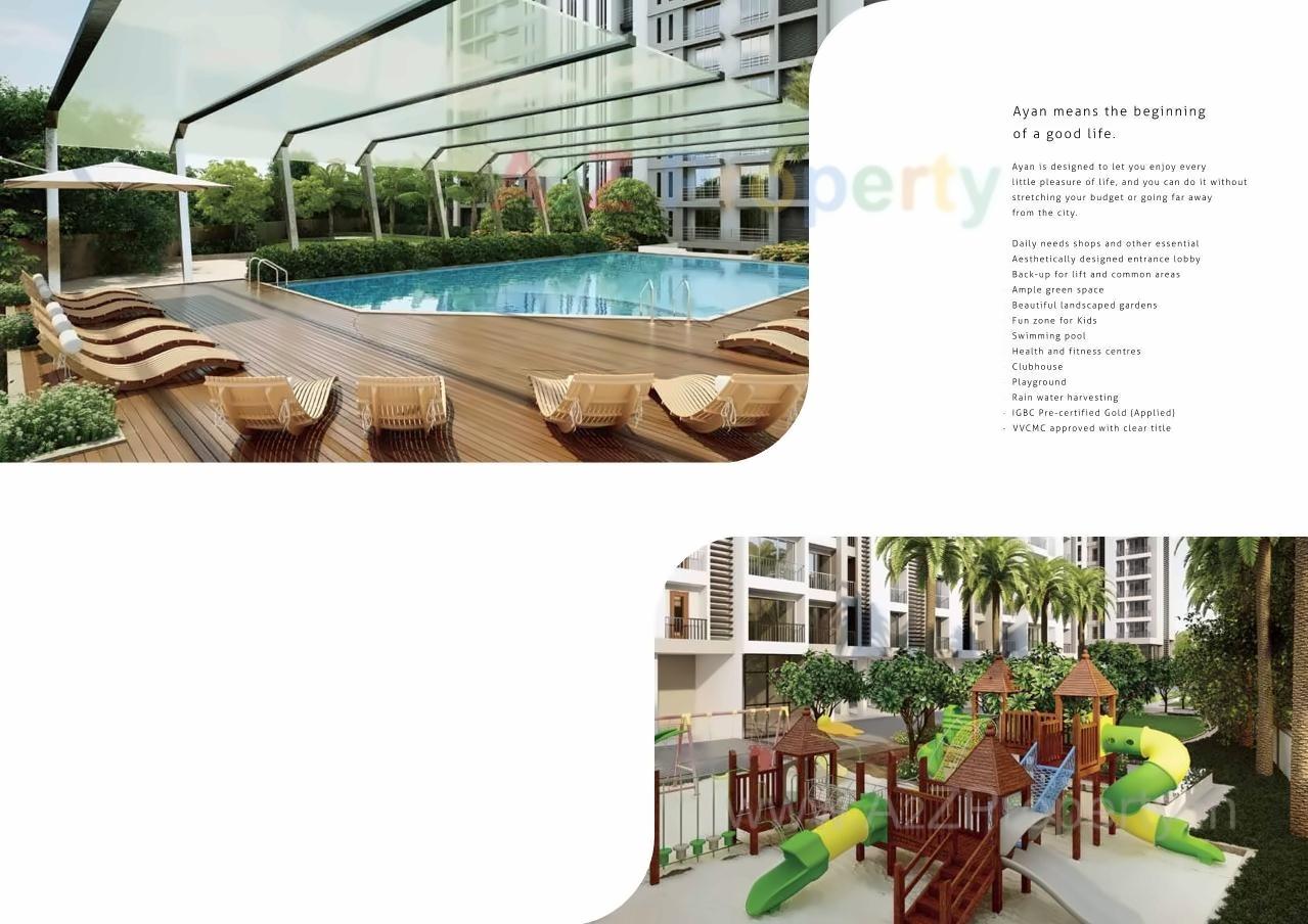 3D Elevation of real estate project Ayan Residency located at Vasaivirar-city-m-corp, Palghar, Maharashtra