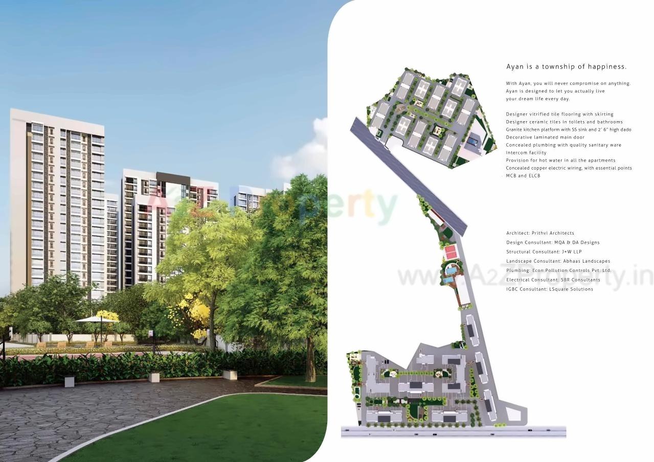 3D Elevation of real estate project Ayan Residency located at Vasaivirar-city-m-corp, Palghar, Maharashtra
