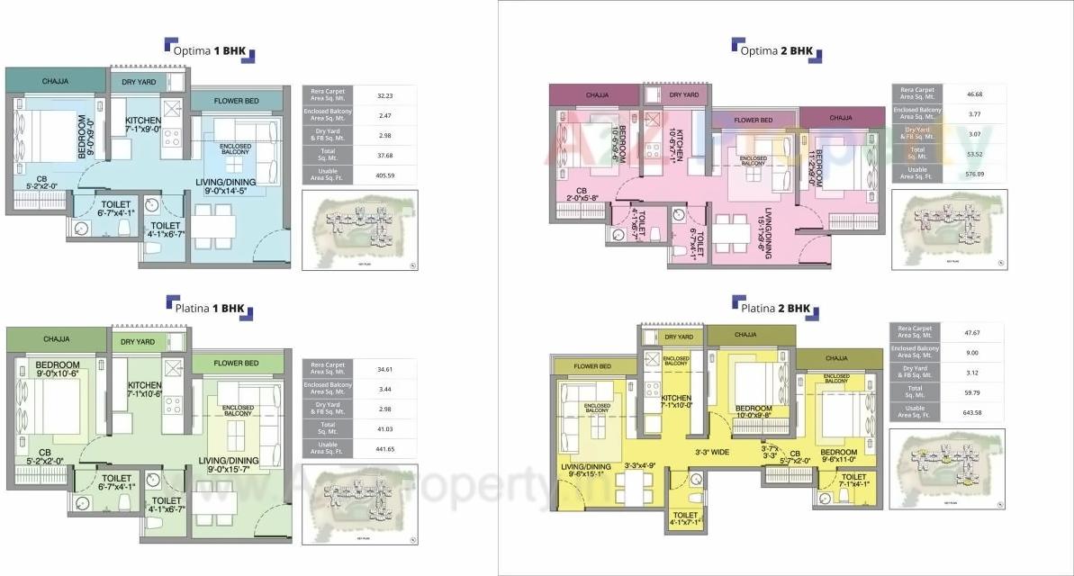Layout of real estate project Bachraj Lifespace located at Vasaivirar-city-m-corp, Palghar, Maharashtra