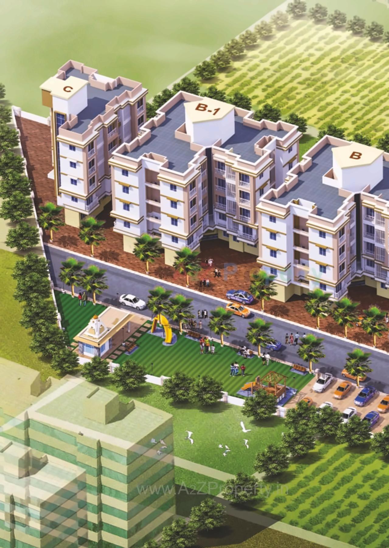 3D Elevation of real estate project Bhavani Darshan located at Shirgaon, Palghar, Maharashtra