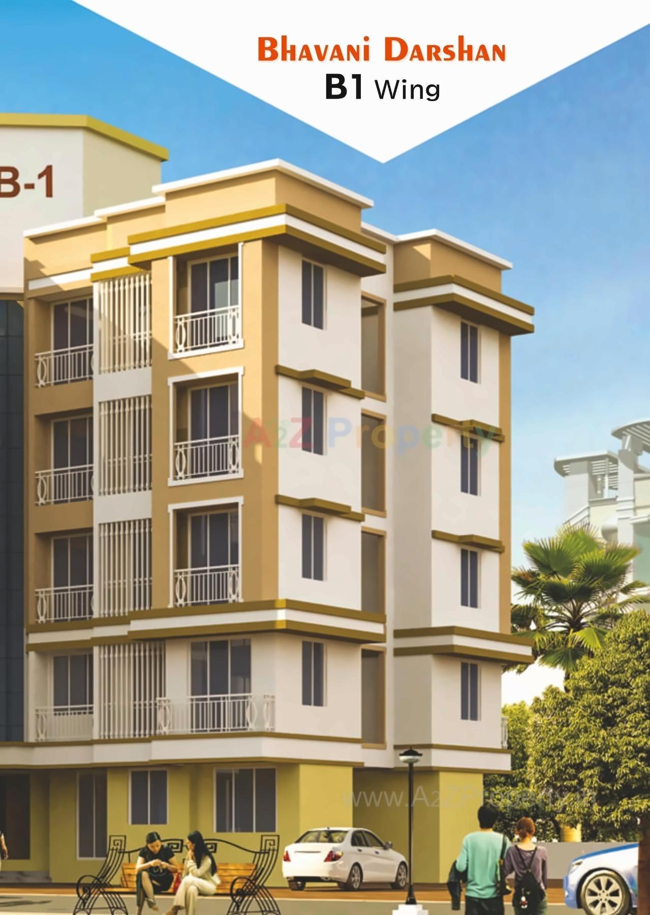 3D Elevation of real estate project Bhavani Darshan located at Shirgaon, Palghar, Maharashtra