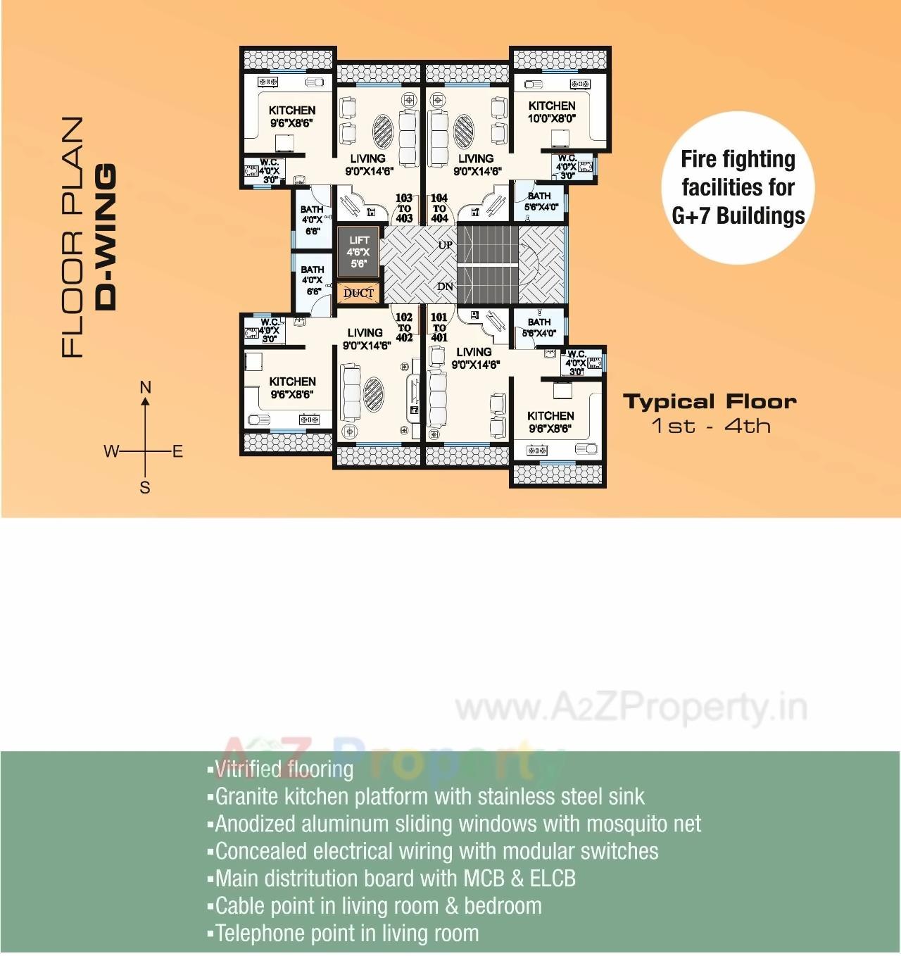 Layout of real estate project Dias Residency Park located at Vasaivirar-city-m-corp, Palghar, Maharashtra