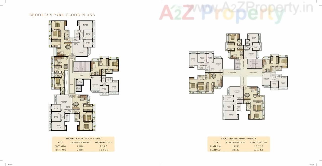 Layout of real estate project Ekta Parksville located at Vasaivirar-city-m-corp, Palghar, Maharashtra