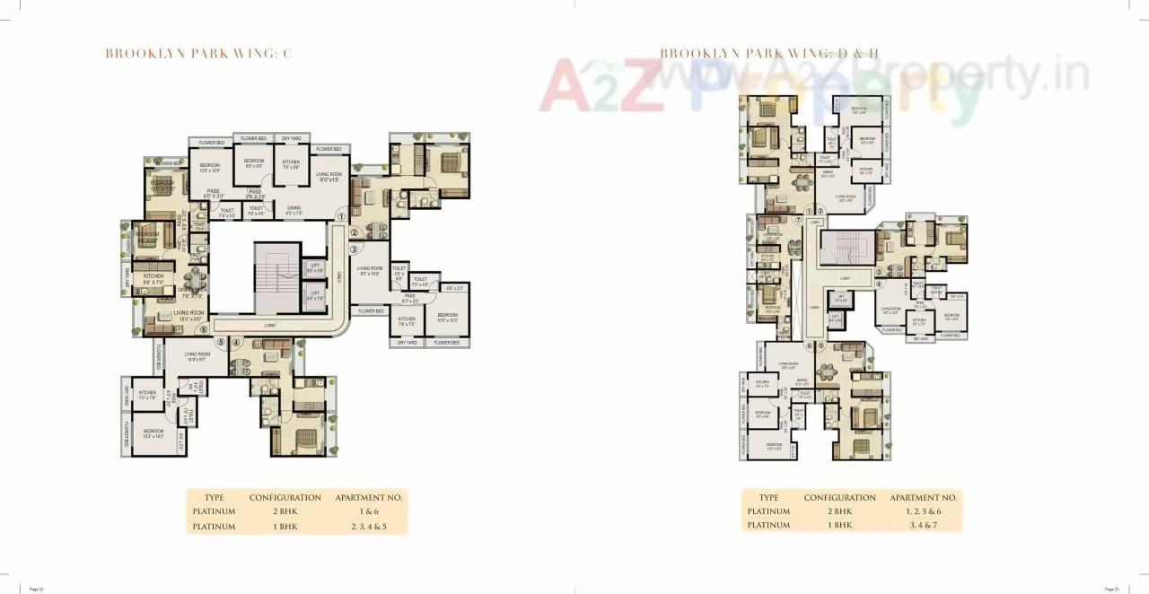 Layout of real estate project Ekta Parksville located at Vasaivirar-city-m-corp, Palghar, Maharashtra