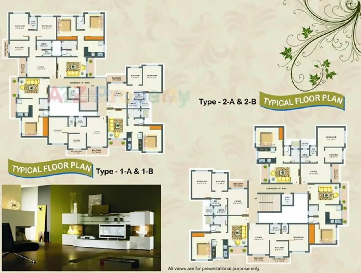 Layout of real estate project Gayatri Park located at Mahim, Palghar, Maharashtra