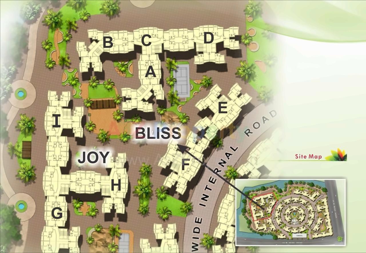 Layout of real estate project Global Arena located at Tivari, Palghar, Maharashtra