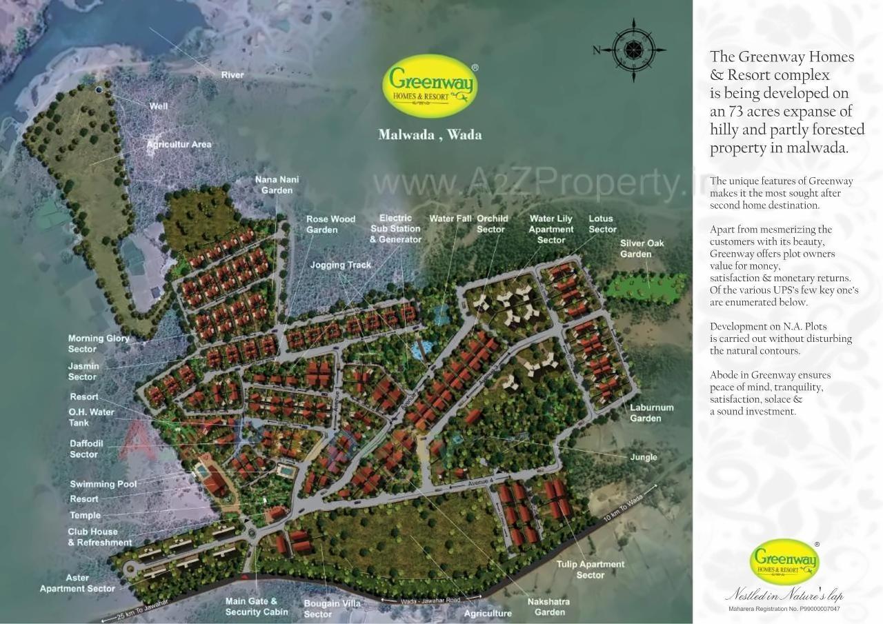  of real estate project Greenway located at Malwada, Palghar, Maharashtra
